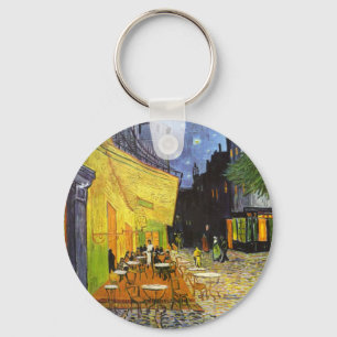 Porte-clés Terrasse du café la nuit de Van Gogh