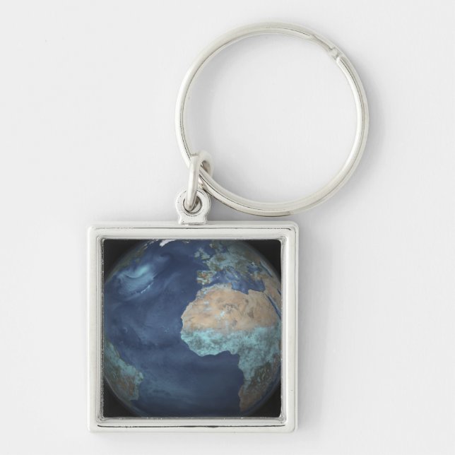 Porte-clés Terre entière montrant l'évaporation (Devant)