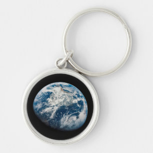 Porte-clés Terre Tirée De L'Aollo 8 Spacecraft.