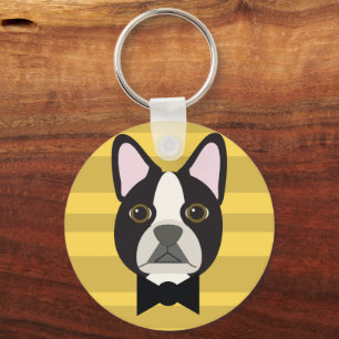 Porte-clés Terrier de Boston