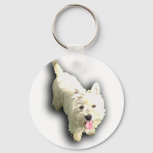 Porte-clés Terrier de West Highland (Recto)