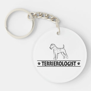 Porte-clés Terrier irlandais humoristique