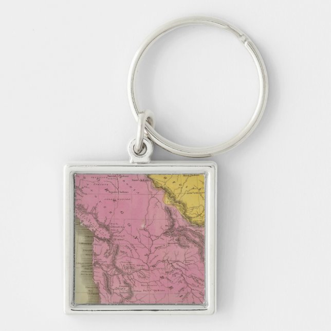 Porte-clés Territoire de l'Oregon 2 (Devant)