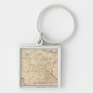 Porte-clés Territoire du Minnesota