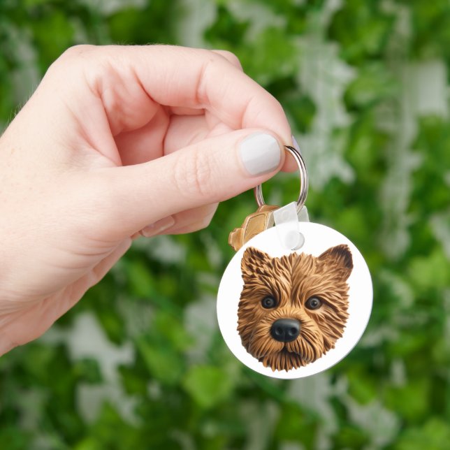 Porte-clés Tervueren Australien Chien Inspiré 3D (main)