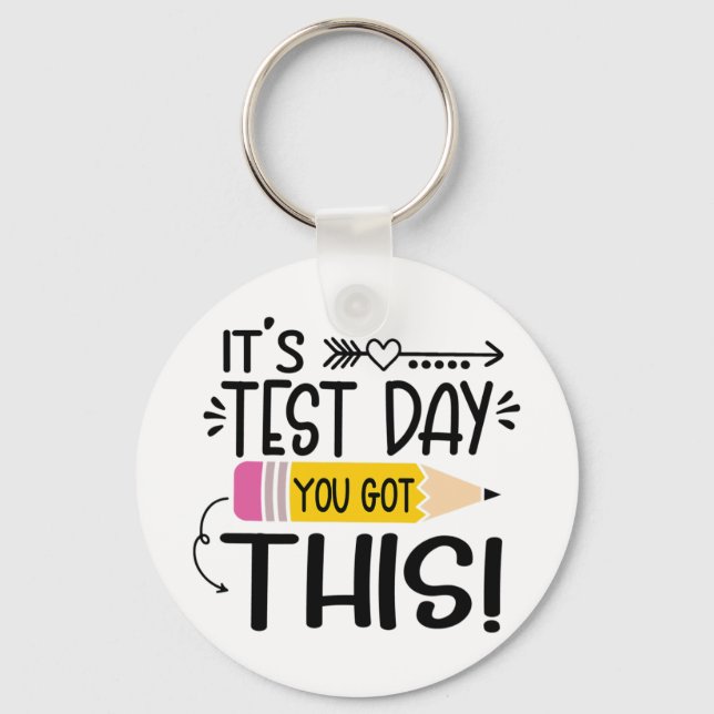 Porte-clés Test Day C'est Test Day Vous avez ce professeur St (Recto)