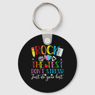 Porte-clés Test Day Rock The Test Teacher Test Day T Shirt