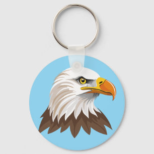 Porte-clés Tête d'aigle royal
