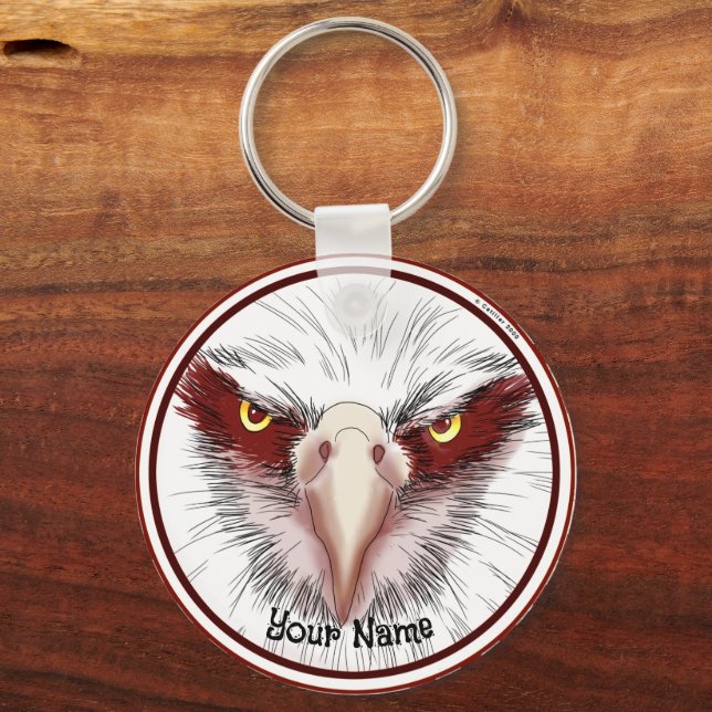 Porte-clés Tête d'aigle USA (Recto)