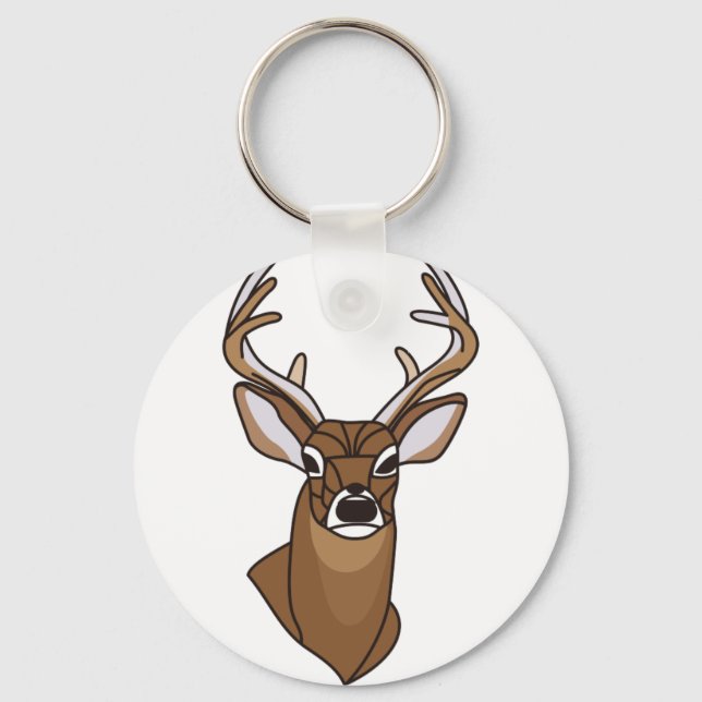 Porte-clés Tête de cerf (Recto)