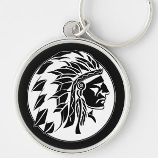 Porte-clés Tête de chef indien