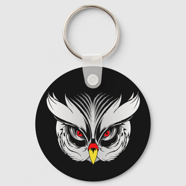 Porte-clés Tête de chouette (Recto)