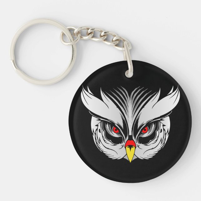 Porte-clés Tête de chouette (Devant)