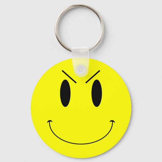 Porte-clés Tête de mal jaune KRW (Recto)