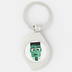 Porte-clés Tête de monstre de Frankenstein
