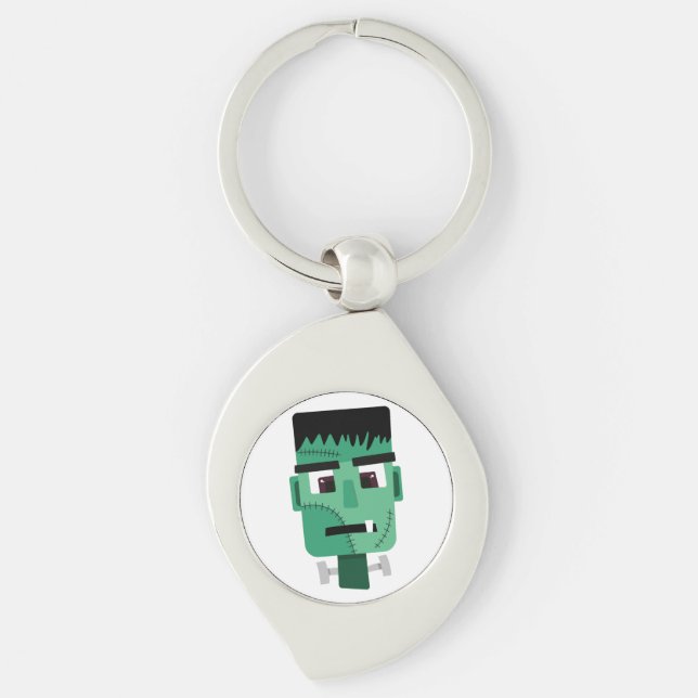Porte-clés Tête de monstre de Frankenstein (Devant)