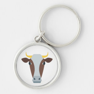 Porte-clés Tête de taureau de vache
