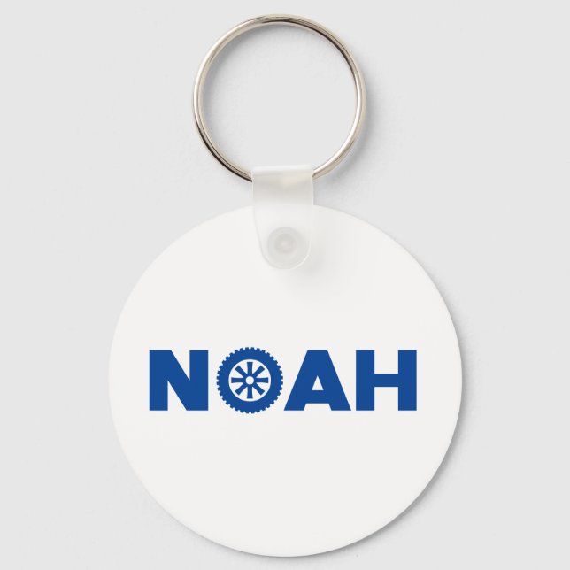 Porte-clés Tête Noah Petrol (Recto)