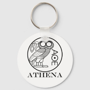 Porte-clés Tétradrachme de hibou d’Athéna (Police graveurs)