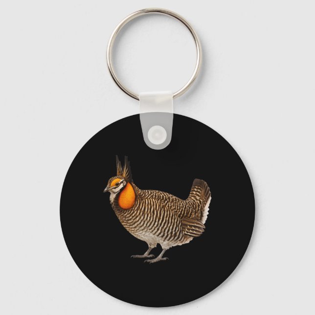 Porte-clés Tétras d'Attwater Faune Oiseaux Nature  (Recto)