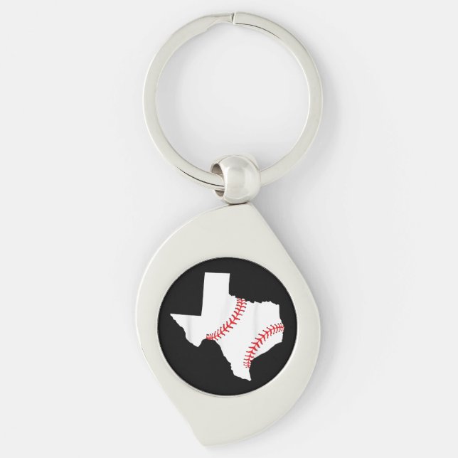 Porte-clés Texas Baseball État drôle Texas Baseball  (Devant)
