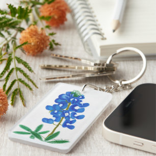 Porte-clés Texas Bluebonnet Inspiration Porte - clé