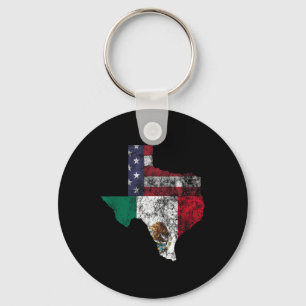 Porte-clés Texas Mexique Drapeau Américain Cinco De Mayo Mexi