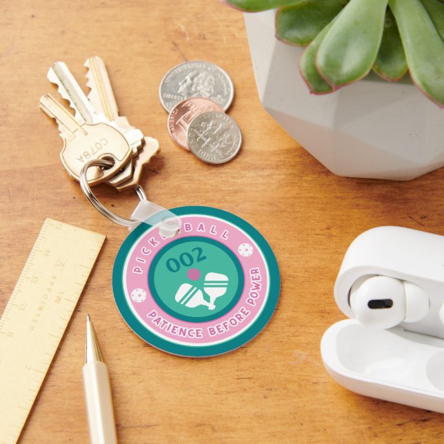 Porte-clés Texte personnalisé 2 face (Bureau)