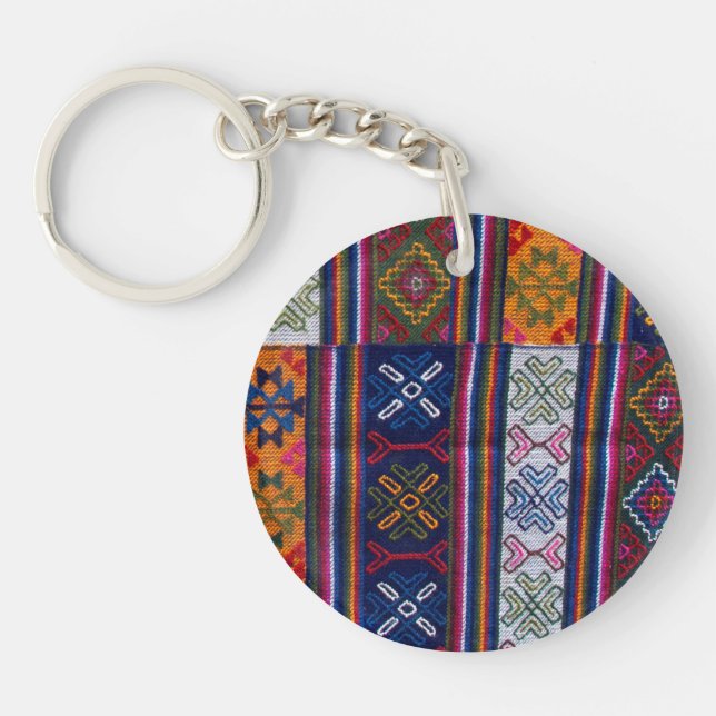 Porte-clés Textile bhoutanais (Devant)
