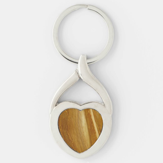 Porte-clés Texture de faux bois de pin II (Devant)