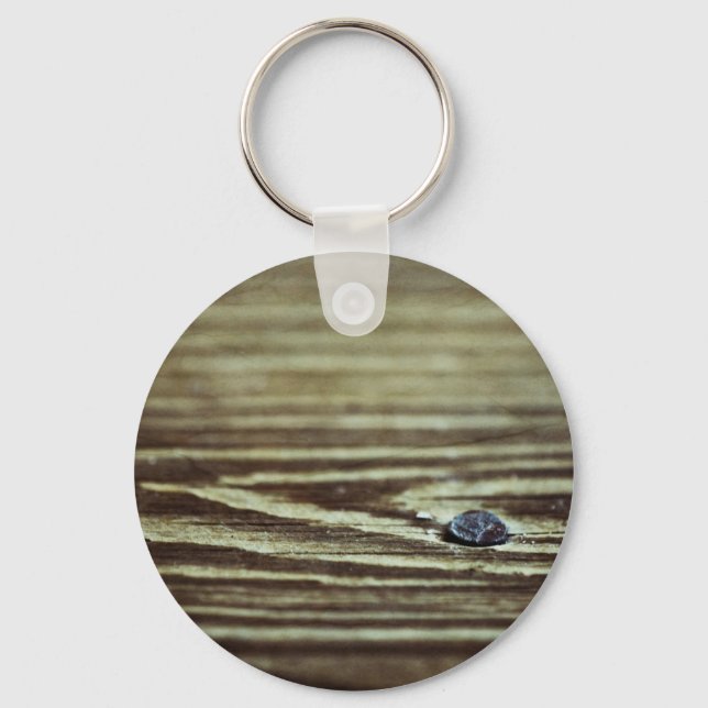 Porte-clés Texture du grain de bois par Shirley Taylor (Recto)