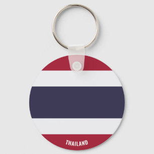 Porte-clés Thaïlande Drapeau charmant patriotique