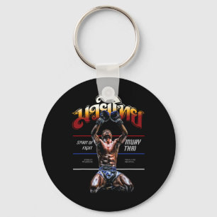 Porte-clés Thaïlande Muay Thai Kickboxing Original