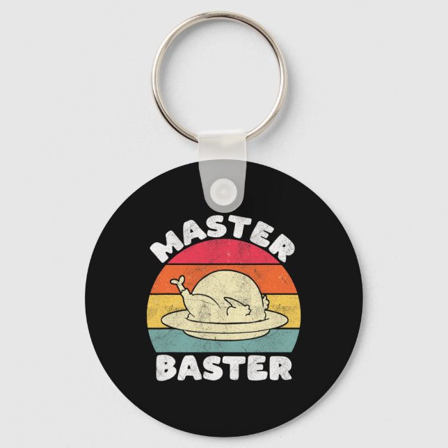 Porte-clés Thanksgiving Master Byster Funny Turquie Day Fall  (Recto)