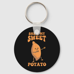 Porte-clés Thanksgiving Matching Couple She's My Sweet Potato