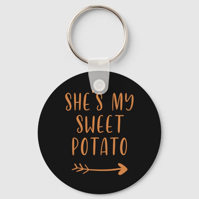 Porte-clés Thanksgiving She's My Sweet Potato I Yam Set (Recto)