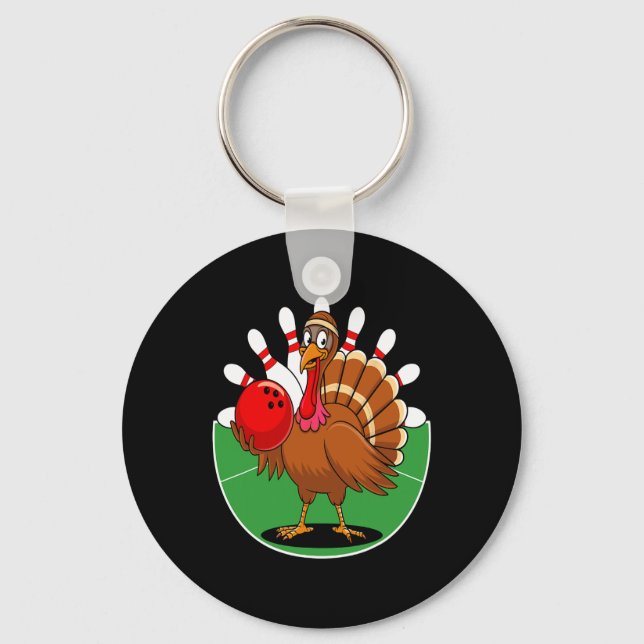 Porte-clés Thanksgiving Turkey Bowpin Matching Team 2 (Recto)