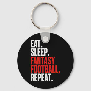 Porte-clés That Says eat Sleep Imaginaire Football Repeat'