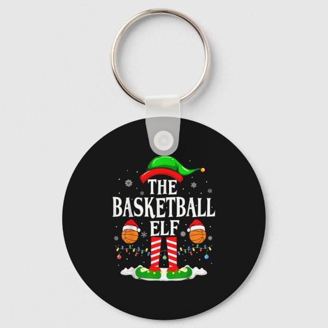 Porte-clés The Basketball Elf Bball Xmas Basketball Christmas (Recto)