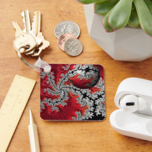 Porte-clés The Beauty of Mandelbrots Square Key Ring