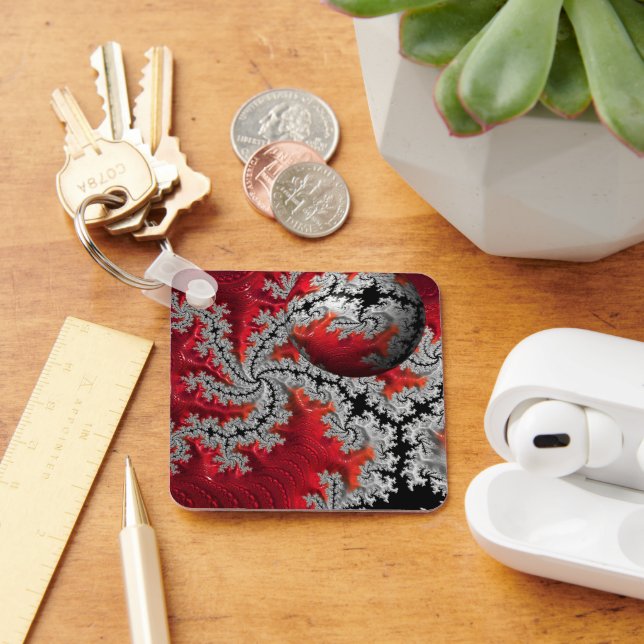 Porte-clés The Beauty of Mandelbrots Square Key Ring (Bureau)