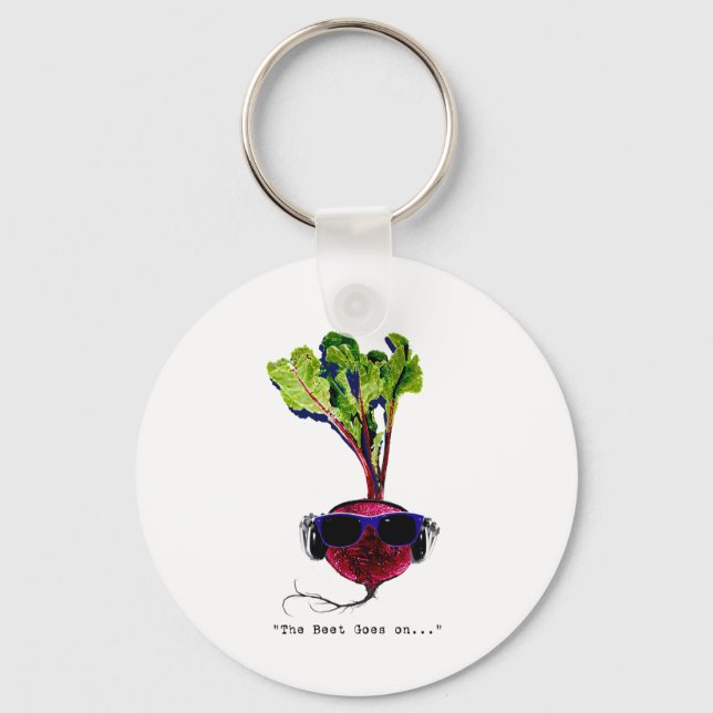 Porte-clés The beet goes on-light (Recto)