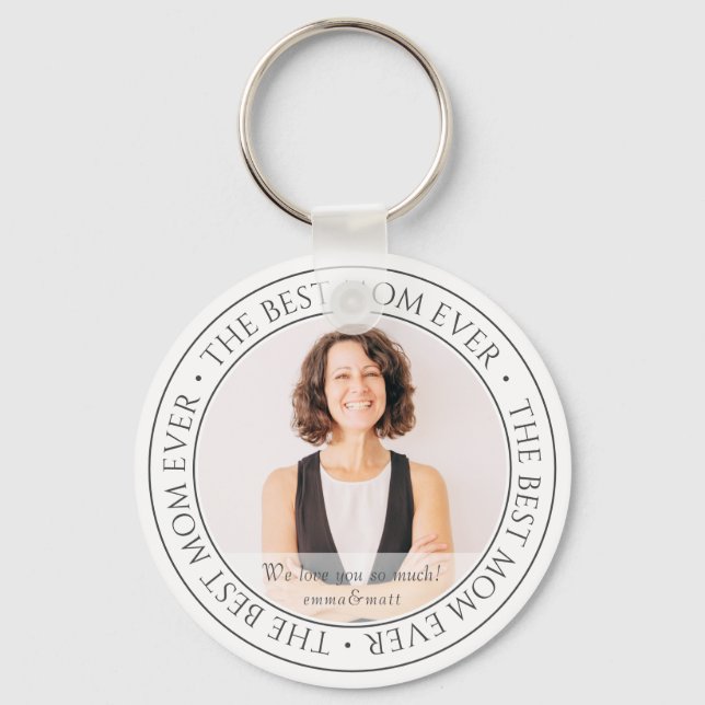 Porte-clés The Best Mama Ever Modern Classic (Recto)