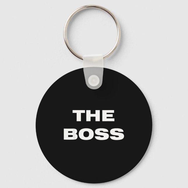 Porte-clés The Boss - The Real Boss Couple  (Recto)