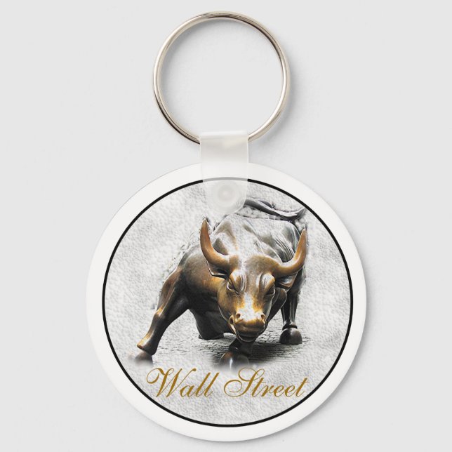 Porte-clés 'The Charging Bull' - New York- Wall Street Keycha (Recto)