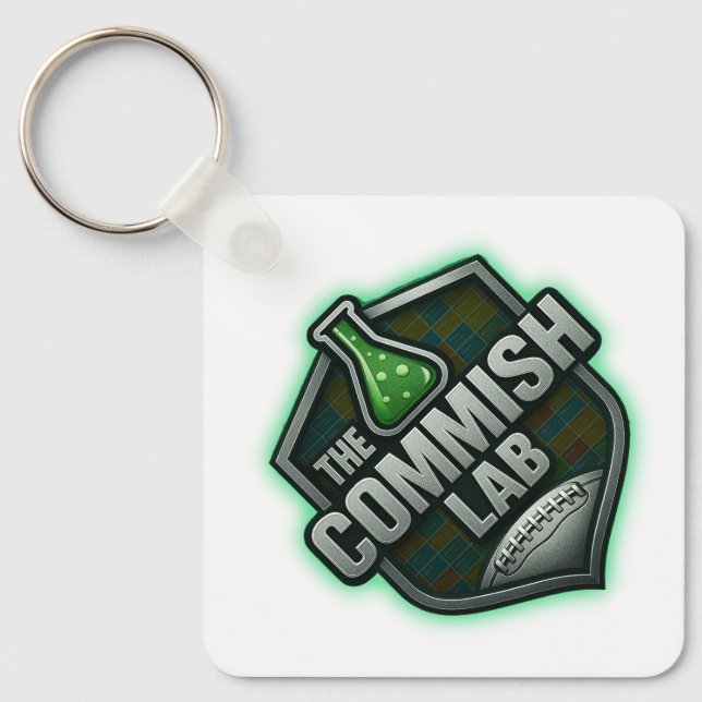 PORTE-CLÉS THE COMMISH LAB KEYCHAIN (Recto)