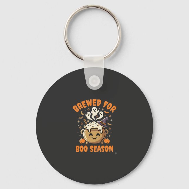Porte-clés Thé de Halloween Saison de Boo (Recto)