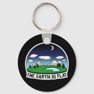Porte-clés The Earth is Flat