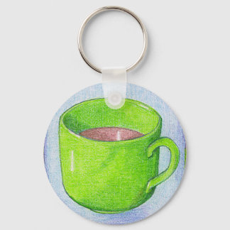 Porte-clés Thé en Porte - clé vert