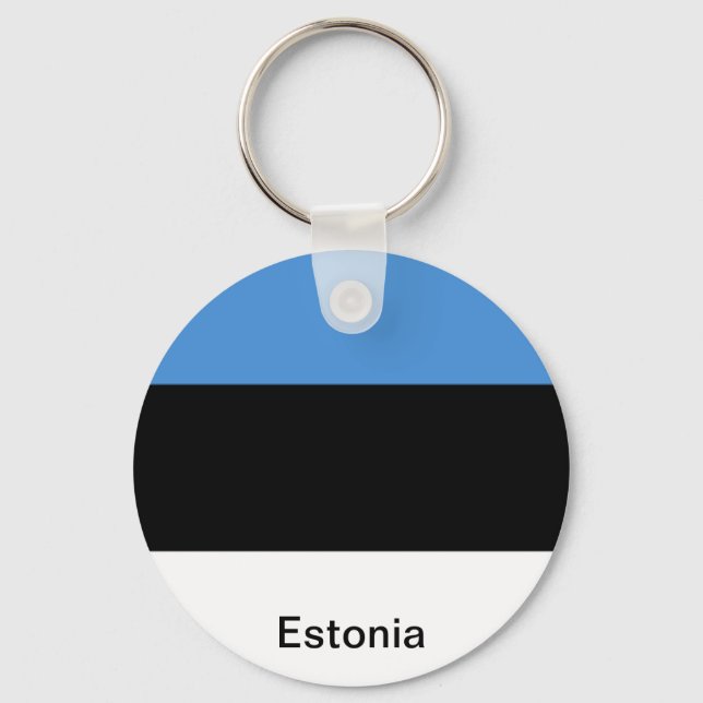 Porte-clés The Flag of Estonia (Recto)